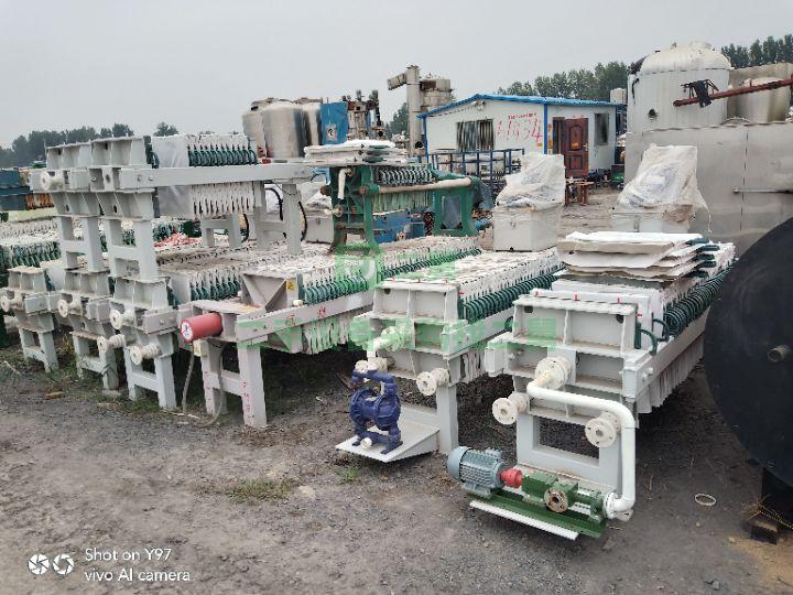 出售二手普通箱式10-40平方壓濾機