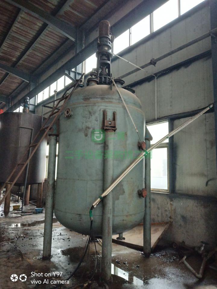 出售二手5噸搪瓷反應釜
