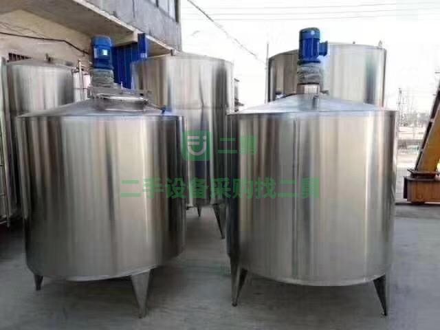 廠房低價出售全新不銹鋼儲罐設備