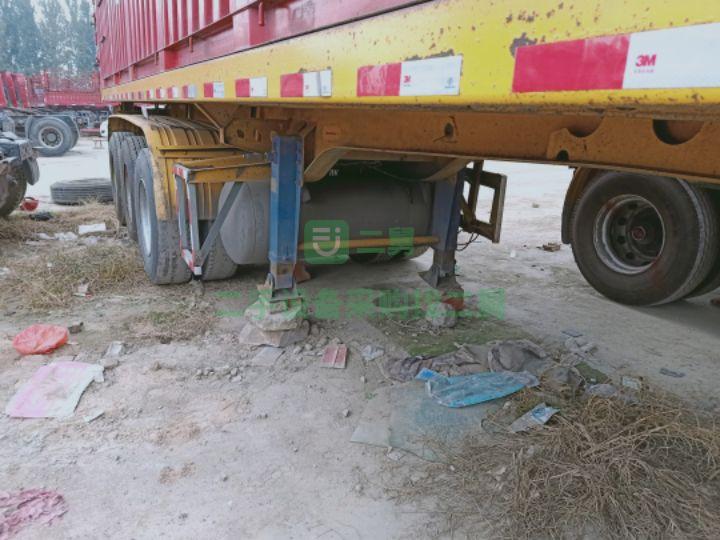 出售8.5米平板自卸后翻半掛車 手續齊全 包提檔過戶
