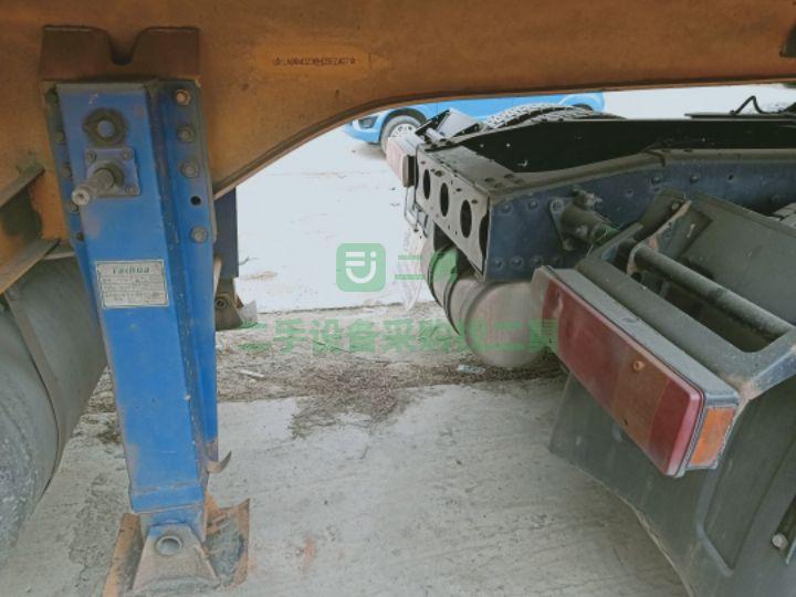 出售8.5米平板自卸后翻半掛車 手續齊全 包提檔過戶