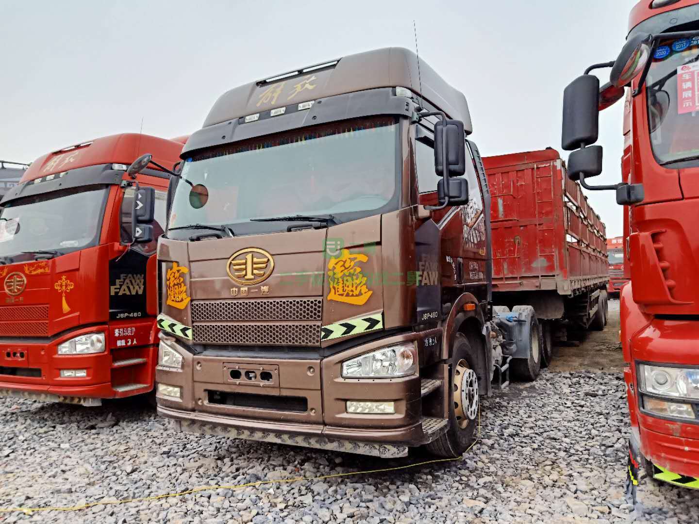 出售二手一汽解放J6P牽引車(chē)，國(guó)五排放，可分期