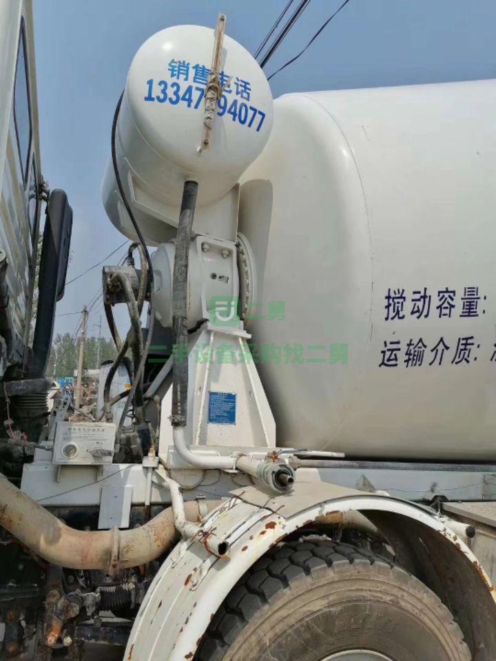 二手攪拌罐車18年國五20方陜汽德龍