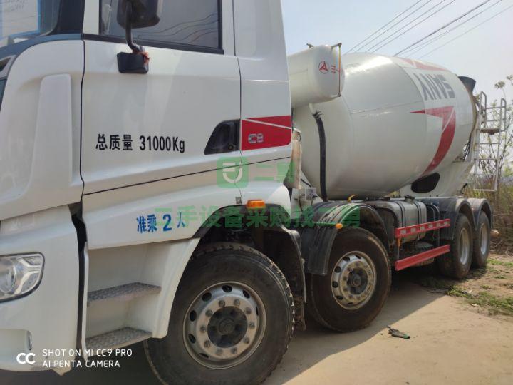 19年輕量化三一前四后八大12方攪拌車 國五