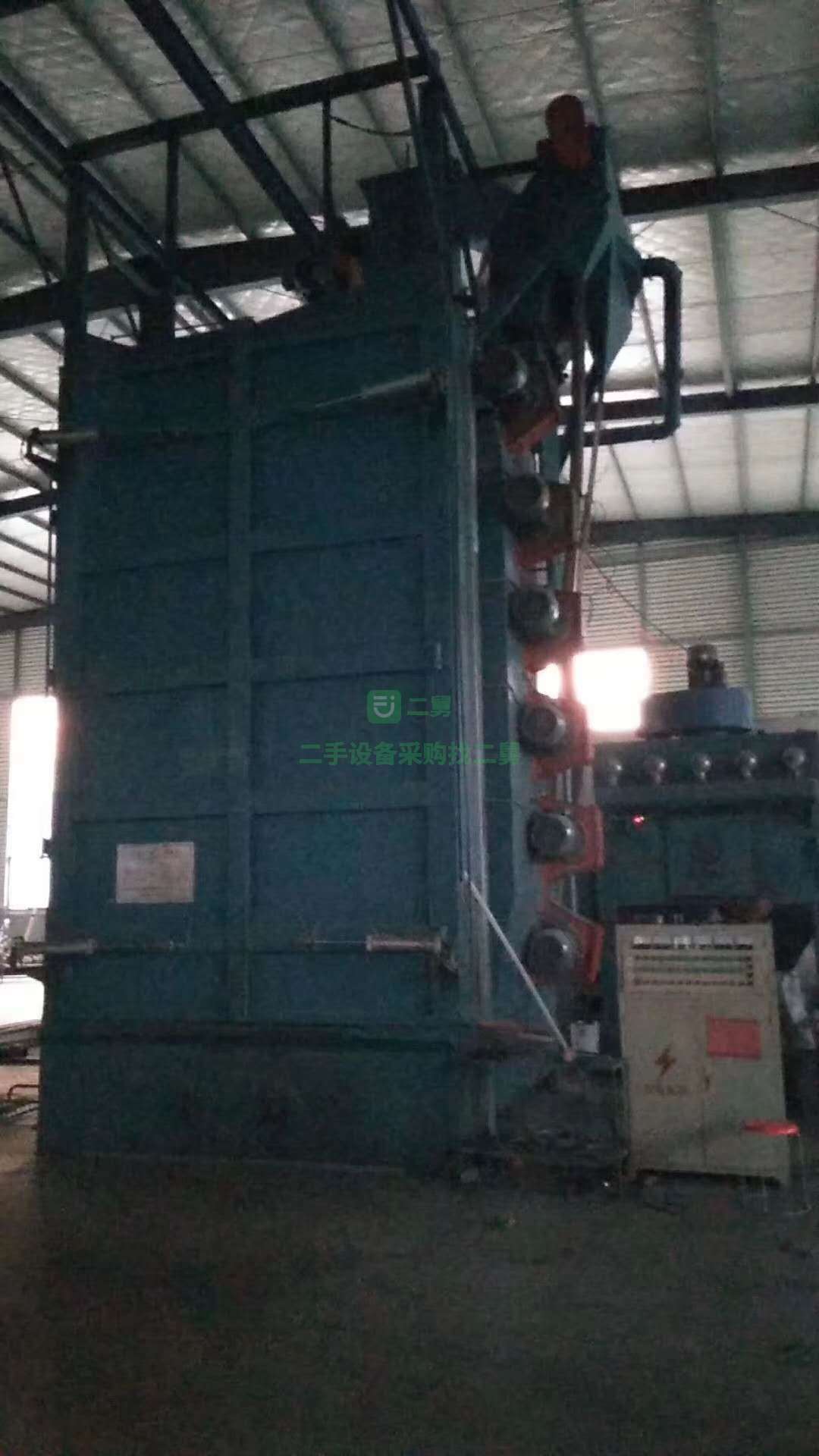 出售在位大型吊鉤拋丸機.設備內徑尺寸2.8米寬4.6米高