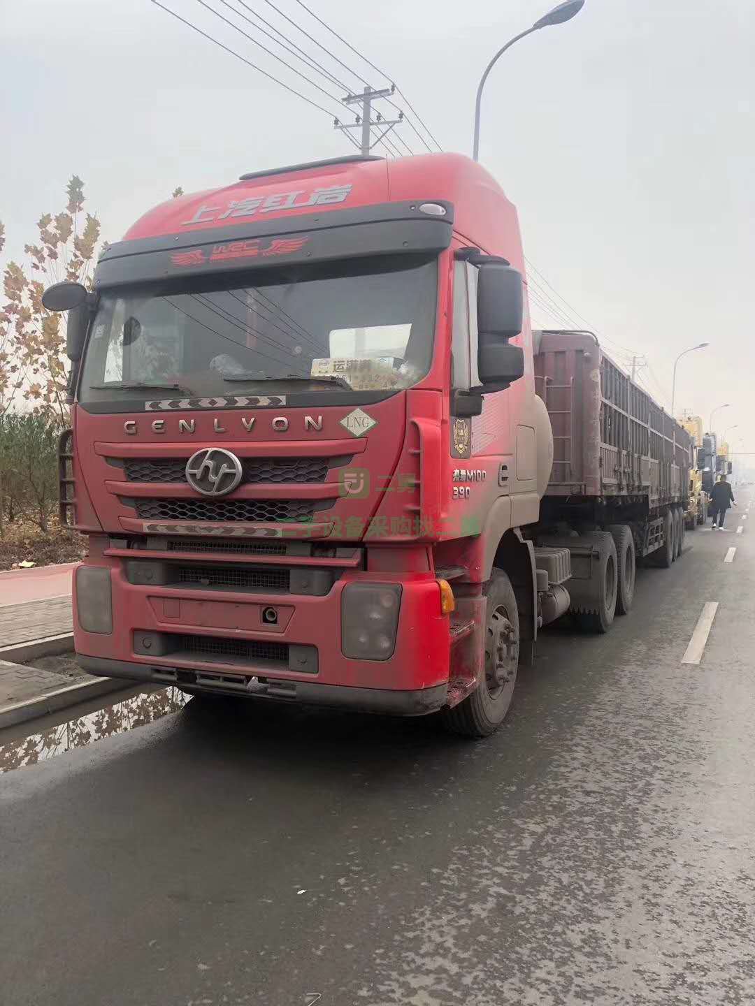 出售優惠二手半掛牽引車 車況原版 國五雙驅牽引車頭 德龍500馬力