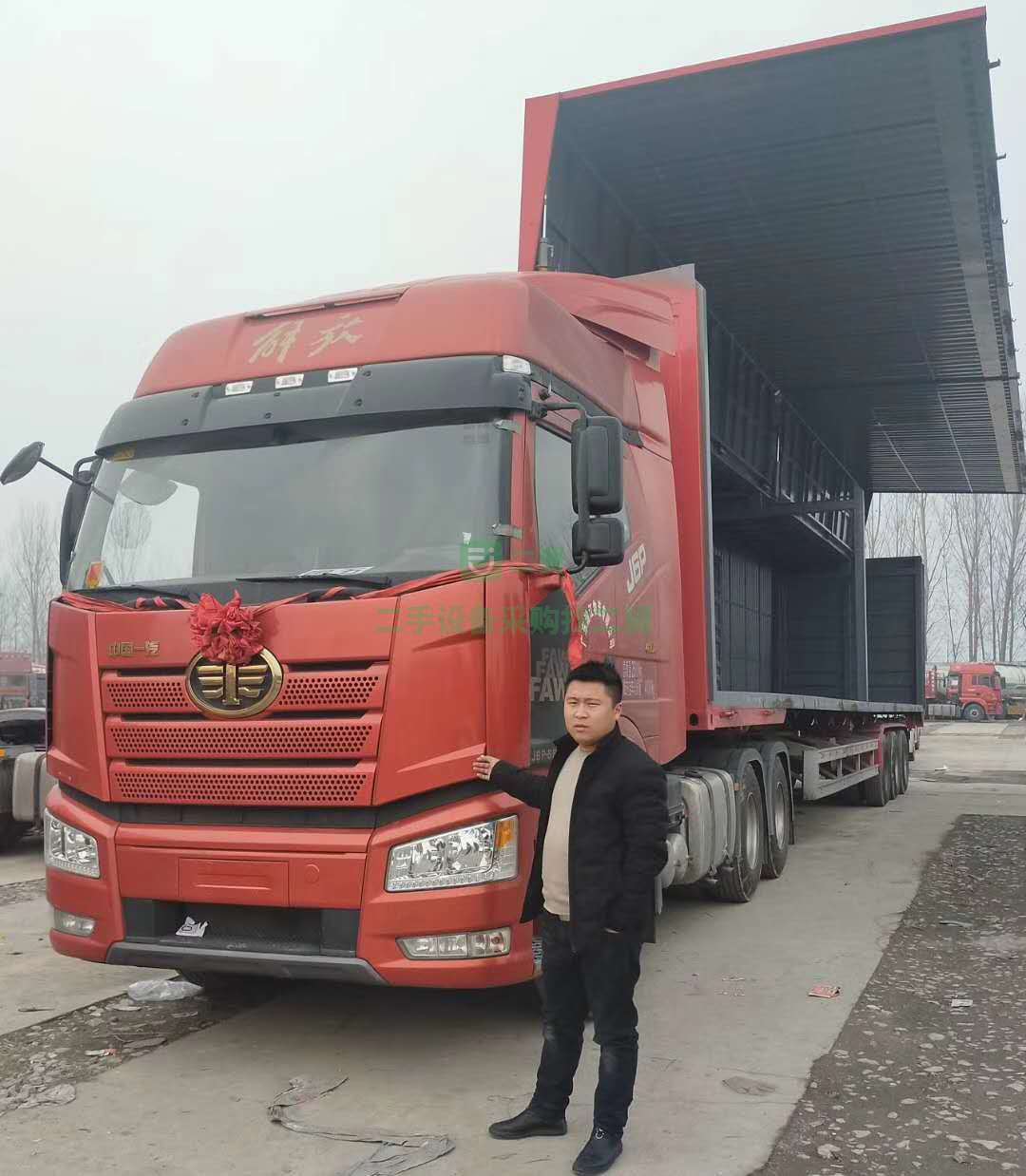 急售二手牽引車17年東風天龍旗艦480馬力國五排放雙驅輕體