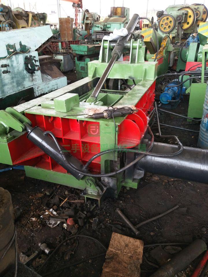 出售華宏125廢金屬壓塊機(jī)打包機(jī)