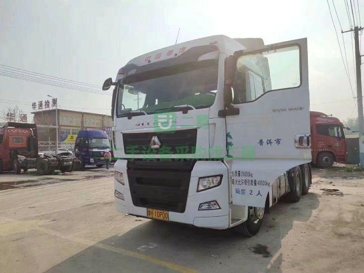 出售17年底汕德卡牽引車540馬力帶液緩