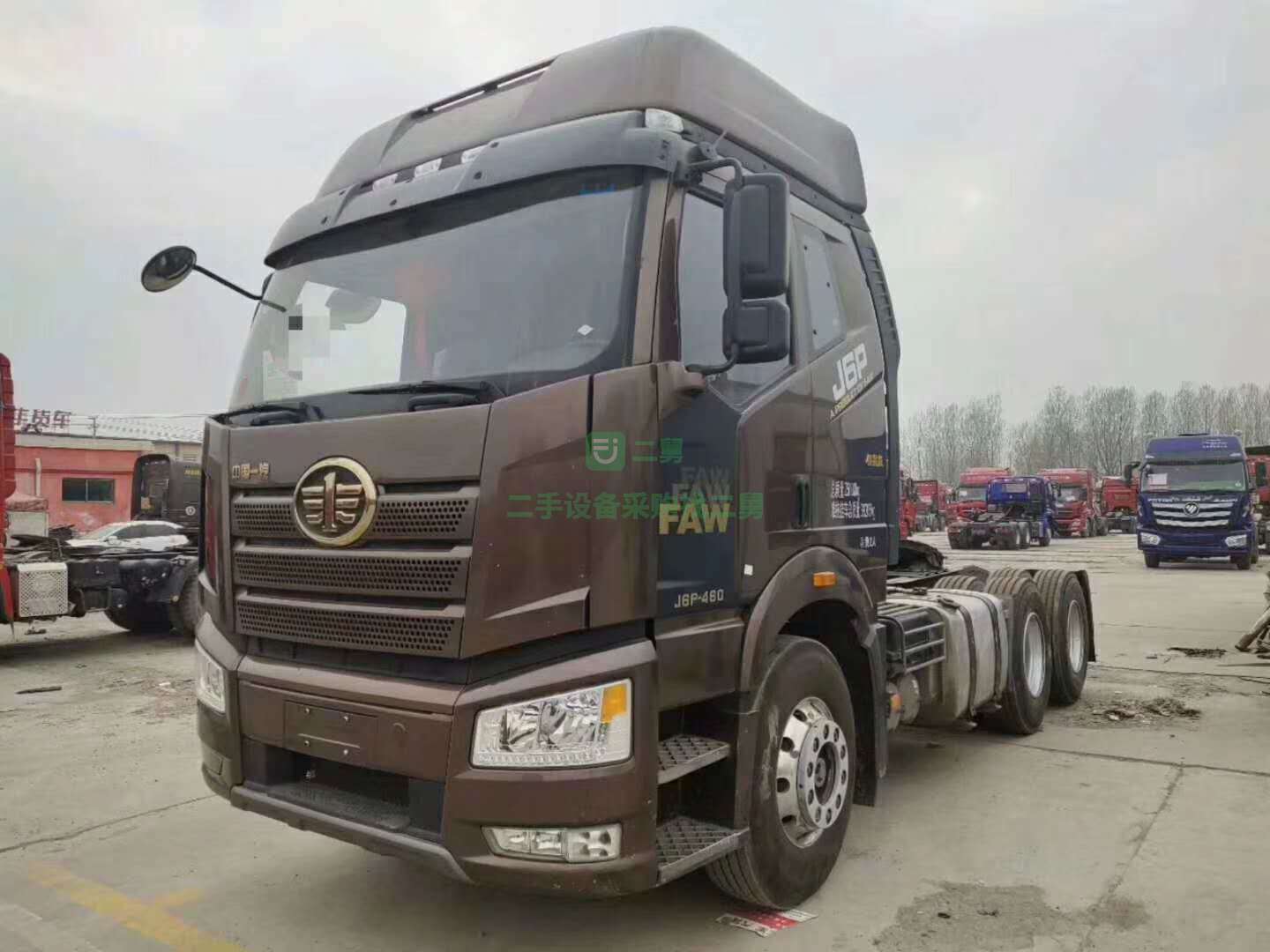 出售牽引車 手續齊全 二手青島解放牽引車