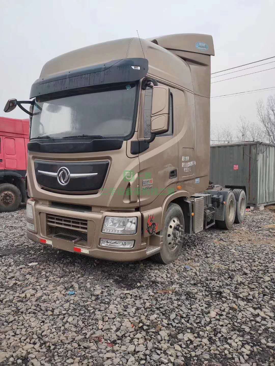 出售優惠二手半掛牽引車 車況原版 國五雙驅牽引車頭 德龍500馬力