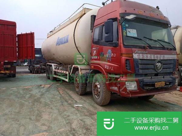 出售一批二手德龍歐曼豪沃天龍解放J6前四后八散裝水泥罐車無事故原裝車