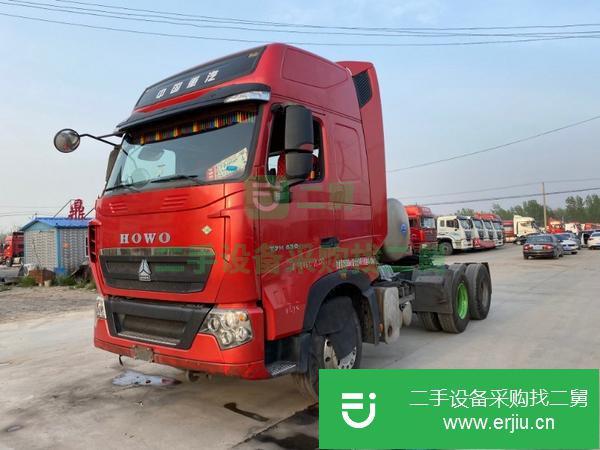 出售 二手牽引車 國五 LNG燃氣車 拖頭 重汽豪沃 可分期