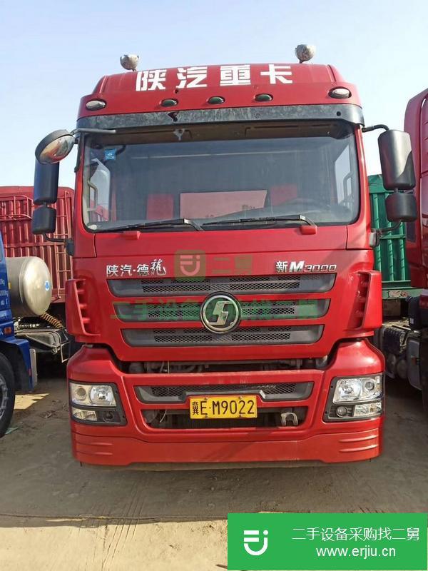 轉讓二手的九成新的德龍375雙驅牽引車