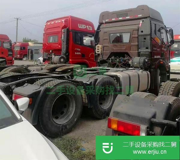 梁山出售二手的18年解放J6P雙驅550運輸車