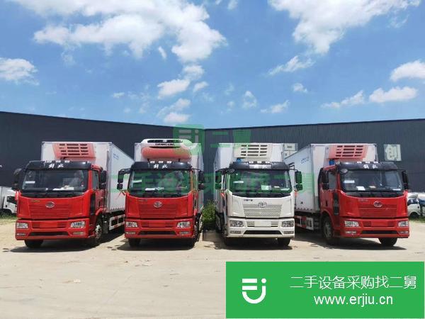 轉讓解放J6L冷藏車6.8米車型冷藏車四臺現車