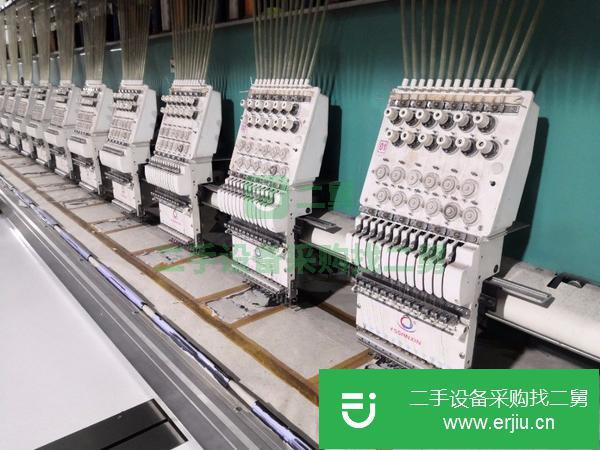 海珠區高速二手繡花機整廠轉讓!!!