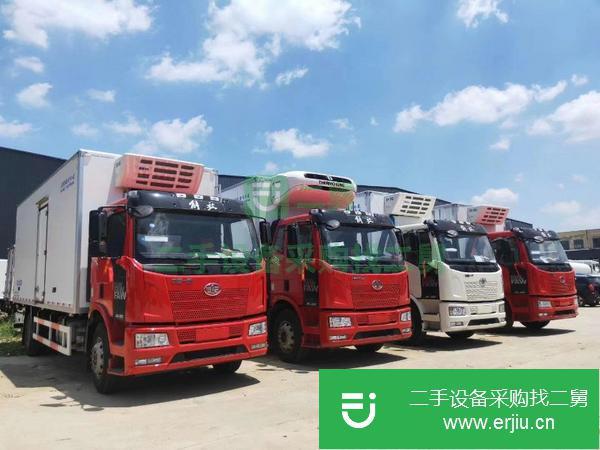 轉讓解放J6L冷藏車6.8米車型冷藏車四臺現車