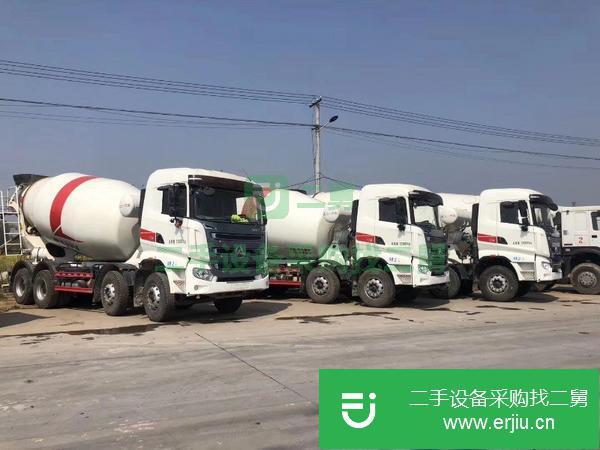 二手混凝土攪拌車 轉讓19年三一輕量化12方商混攪拌車