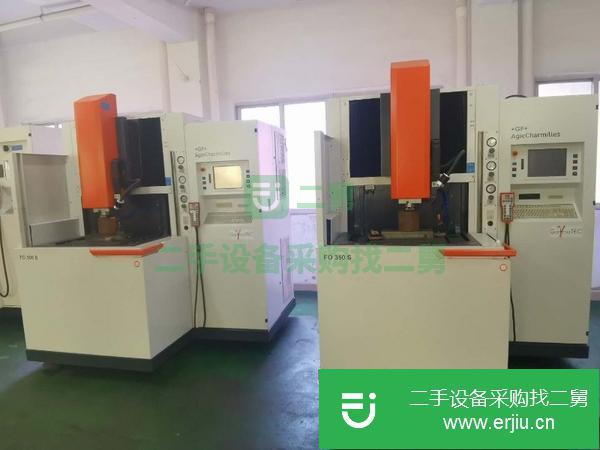 轉讓二手瑞士進口夏米爾火花機FO350S帶合金回路鏡面火花機牧野放電機