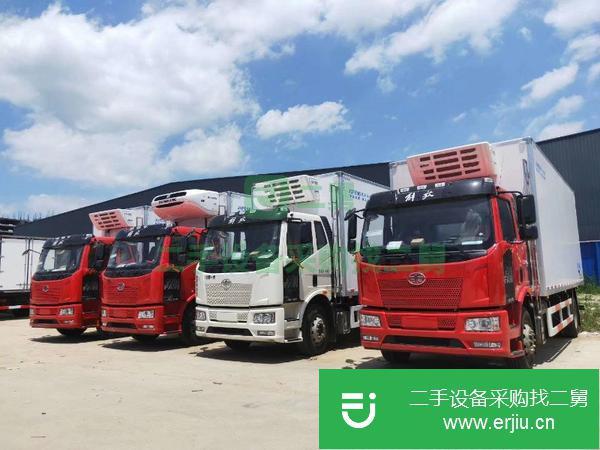 轉讓解放J6L冷藏車6.8米車型冷藏車四臺現車