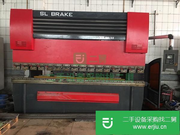 轉讓雙力100tx3200mm扭力數控折彎,二手剪板機