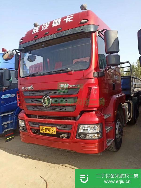 轉讓二手的九成新的德龍375雙驅牽引車
