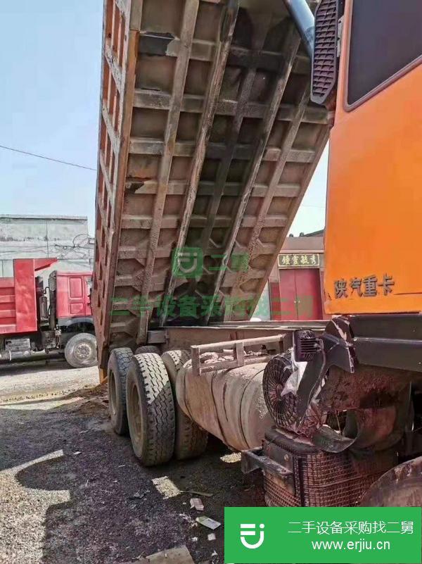 出售二手的陜汽奧龍后八輪自卸車-土方車 340馬力