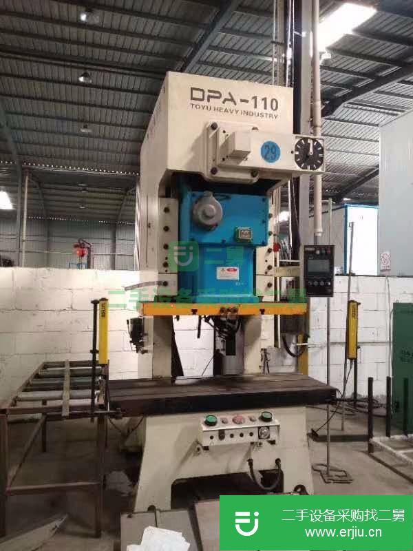 轉讓出售二手東雄DPA-110沖床