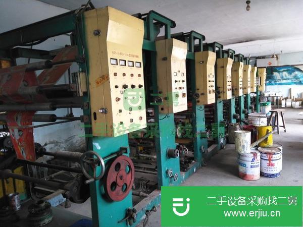 轉讓二手的制袋機 六色印刷機 吹膜設備