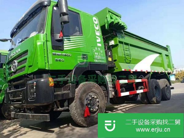 轉讓二手的福田歐曼 陜汽德龍 杰獅后八輪自卸車-土方車
