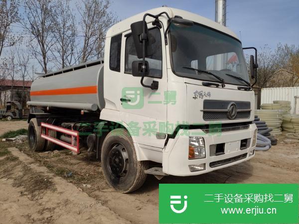轉讓二手的園林綠化灑水車工地降塵霧炮噴灑車廂貨式加油車
