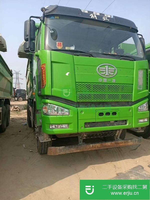 轉(zhuǎn)讓二手環(huán)保自卸車-土方車解放 低價(jià)銷售國(guó)五18年5米8二手工程翻斗車