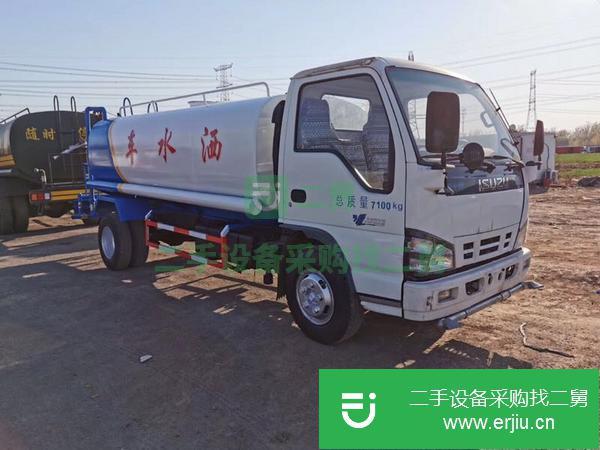 轉讓二手的五十鈴8噸灑水車
