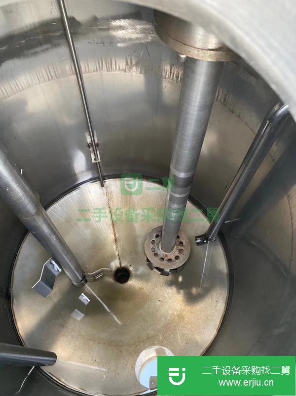 轉讓閑置九成新不銹鋼300升乳化機攪拌罐