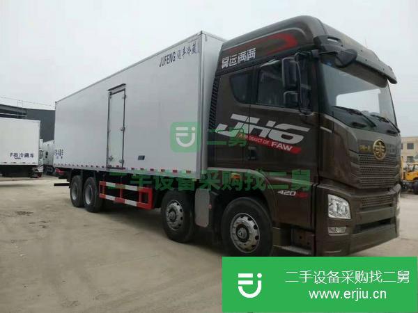 出售6米8中型國五黃牌海鮮冷凍品運輸保鮮保溫冷藏車