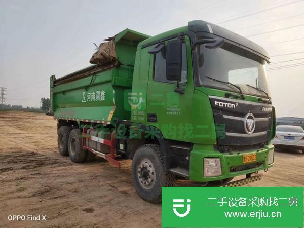 轉(zhuǎn)讓17-18年德龍 豪沃 歐曼綠色雙橋自卸車 可分期