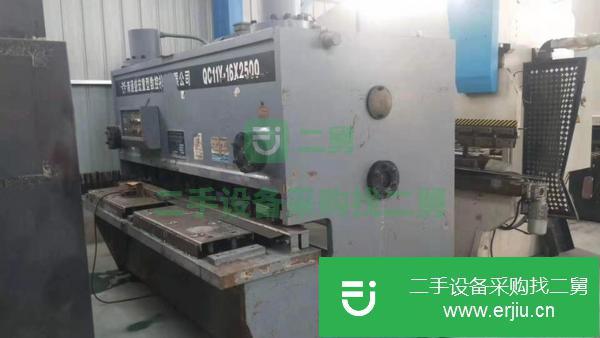 轉讓機械廠急售二手[南通盛宏QC11Y-16X2500米液壓閘式剪板機]
