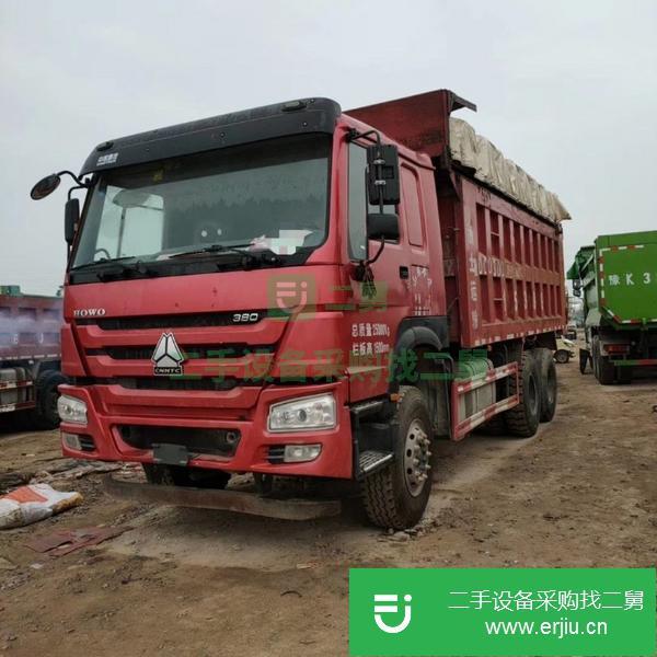 轉讓急售二手的國五自卸車豪沃后八輪