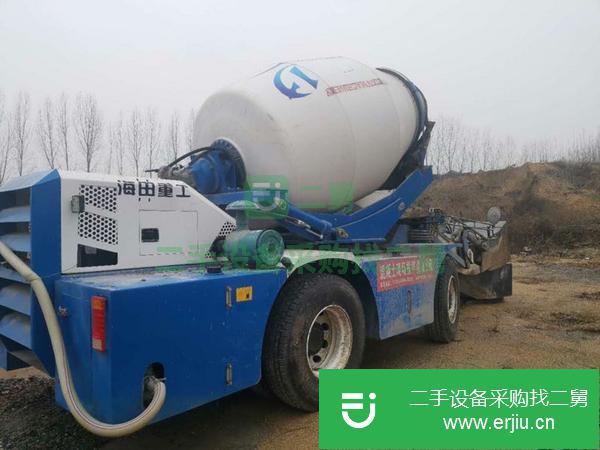低價轉讓海田重工4立方自上料攪拌車2臺