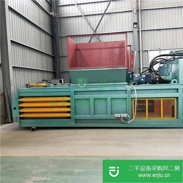 出售二手的九成新的全自動液壓臥式廢紙打包機  金屬廢紙打捆機