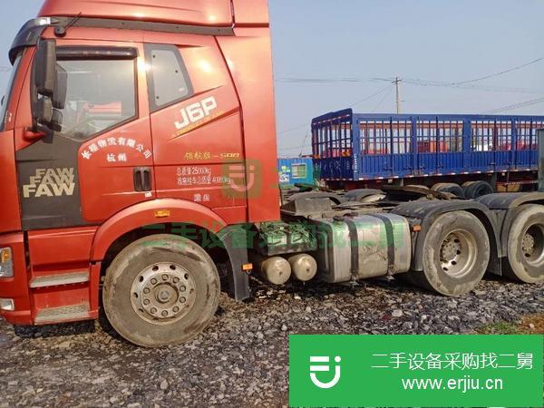出售18年解放j6p牽引車 500馬力 國五排放