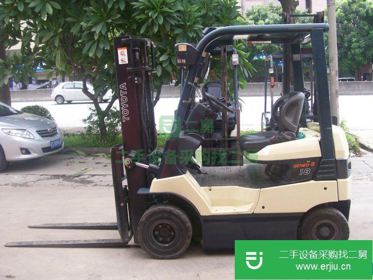 轉讓二手進口豐田電動叉車