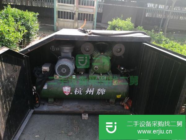 轉讓出售二手杭州牌空壓機