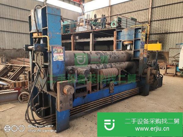 轉讓出售二手實心閑置W11s-30*2500液壓數顯全自動卷板機
