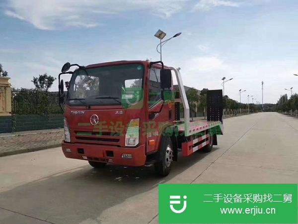 轉讓二手的程力大運藍牌平板運輸車有現車全國可上戶票證齊全可拉80以內挖機