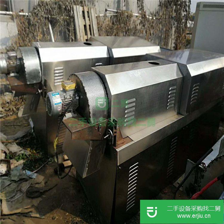 出售二手65雙螺桿膨化機 食品多功能膨化機 狗糧膨化機 飼料顆粒機