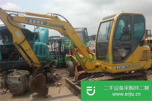 二手玉柴35挖掘機(jī)低價轉(zhuǎn)讓,國產(chǎn)二手35型挖掘機(jī) 全國包送