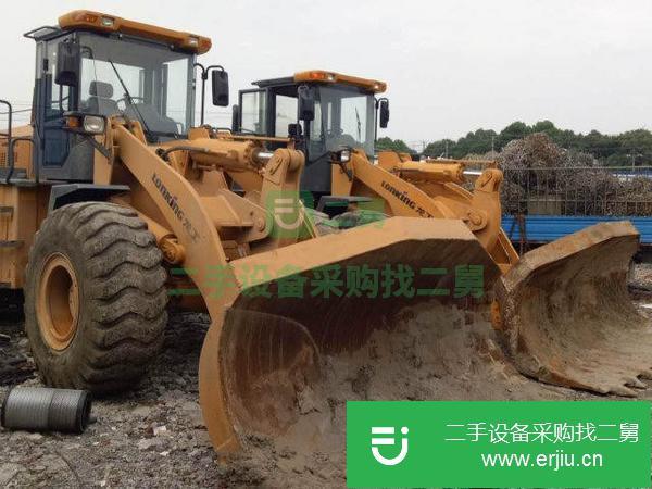轉讓二手柳工 龍工 臨工50裝載機加長版側翻夾抱