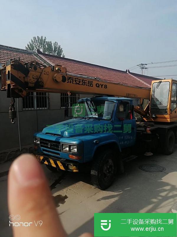 轉(zhuǎn)讓兩臺(tái)泰安吊車(chē)